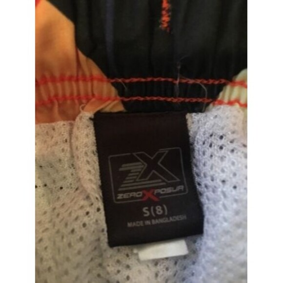 ZeroXPosur Boys Graphic Print Swim Shorts with Built In Briefs Size S 8 - Picture 8 of 11